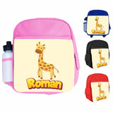 Personalised Kids Backpack Any Name Animal Design Boys Girls kid School Bag 20