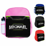 Personalised Kids Backpack Any Name Gaming Boys Girls Children School Bag 2