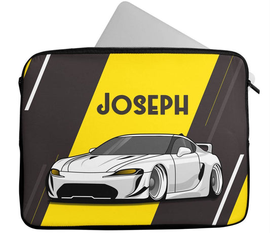 Personalised Any Name Car Design Laptop Case Sleeve Tablet Bag 36