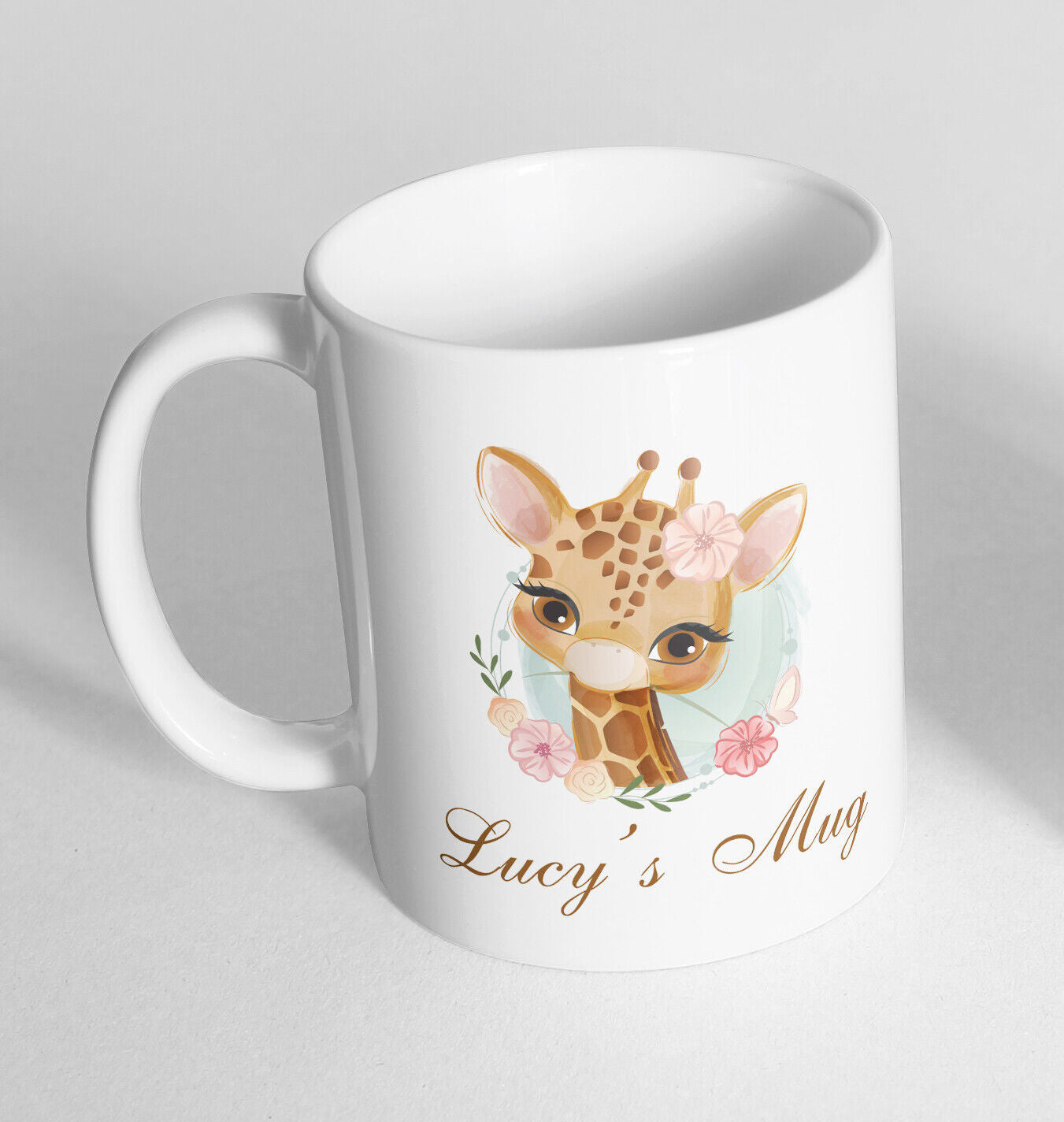 Personalised Giraffe Cup Ceramic Novelty Mug Funny Gift Coffee Tea 75