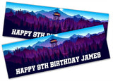 Personalised Birthday Banners Generic Design Children Kids Party Decoration 50