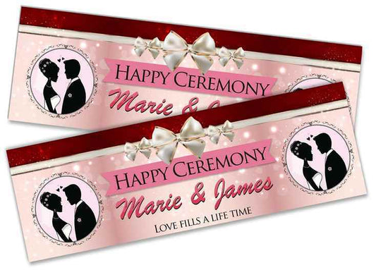 Personalised Wedding Banner Adult Party Celebration Marriage 237