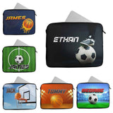 Personalised Any Name Basketball Design Laptop Case Sleeve Tablet Bag 88