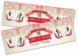 Personalised Wedding Banner Adult Party Celebration Marriage 240
