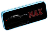 Personalised Any Name Car Pencil Case Tin Children School Kids Stationary 3