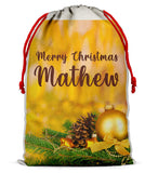 Personalised Christmas Sack Santa Bag Xmas Boy Girl Gift Stocking Bag 1