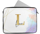 Personalised Any Name Marble Design Laptop Case Sleeve Tablet Bag 69