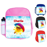 Personalised Kids Backpack Any Name Generic Design Boys Girls kid School Bag 50