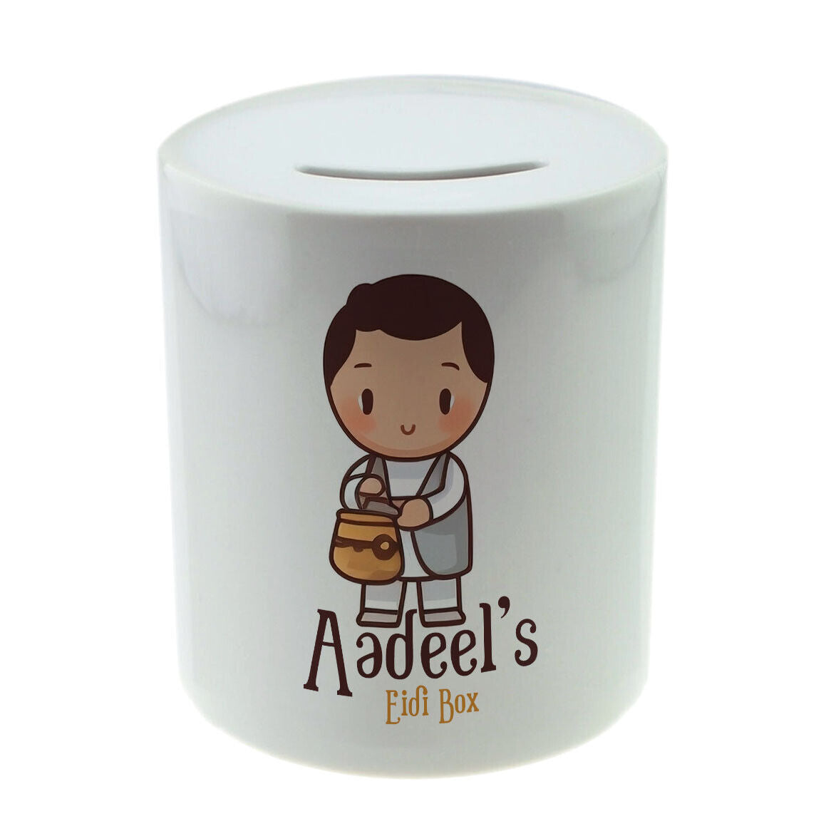 Personalised Any Name Eid Savings Children Money Box Printed Gift 1