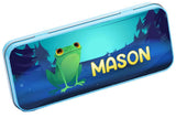 Personalised Any Name Generic Pencil Case Tin Children School Kids Stationary 26