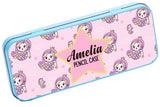 Personalised Any Name Generic Pencil Case Tin Children School Kids Stationary 30