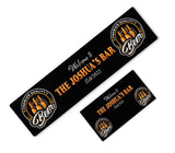 Personalised Any Text Beer Mat Label Bar Runner Ideal Home Pub Cafe Occasion 24