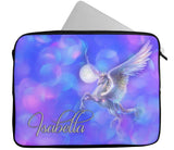 Personalised Any Name Unicorn Design Laptop Case Sleeve Tablet Bag 80