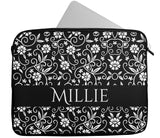 Personalised Any Name Patterned Design Laptop Case Sleeve Tablet Bag 12