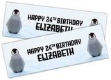 Personalised Birthday Banners Generic Design Children Kids Party Decoration 153