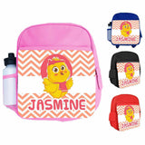 Personalised Kids Backpack Any Name Generic Design Boys Girls kid School Bag 19