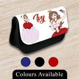 Personalised Pencil Case Generic Girls Boys Stationary Kids School Bag 40