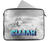 Personalised Any Name Animal Design Laptop Case Sleeve Tablet Bag 59