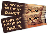 Personalised Birthday Banners Generic Design Children Kids Party Decoration 153