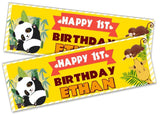 Personalised Birthday Banners Generic Design Children Kids Party Decoration 251