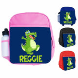 Personalised Kids Backpack Any Name Animal Design Boys Girls kid School Bag 21