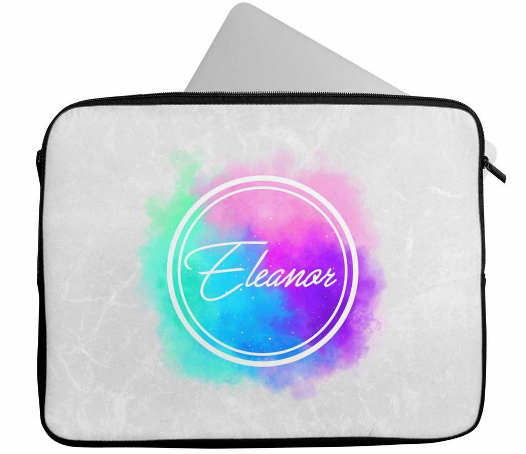 Personalised Any Name Marble Design Laptop Case Sleeve Tablet Bag 70