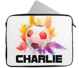 Personalised Any Name Football Design Laptop Case Sleeve Tablet Bag 21