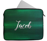 Personalised Any Name Marble Design Laptop Case Sleeve Tablet Bag 32