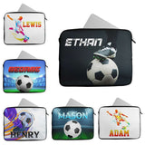 Personalised Any Name Football Design Laptop Case Sleeve Tablet Bag 23