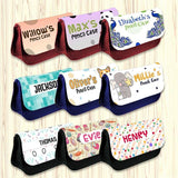 Personalised Pencil Case Generic Girls Boys Stationary Kids School Bag 34