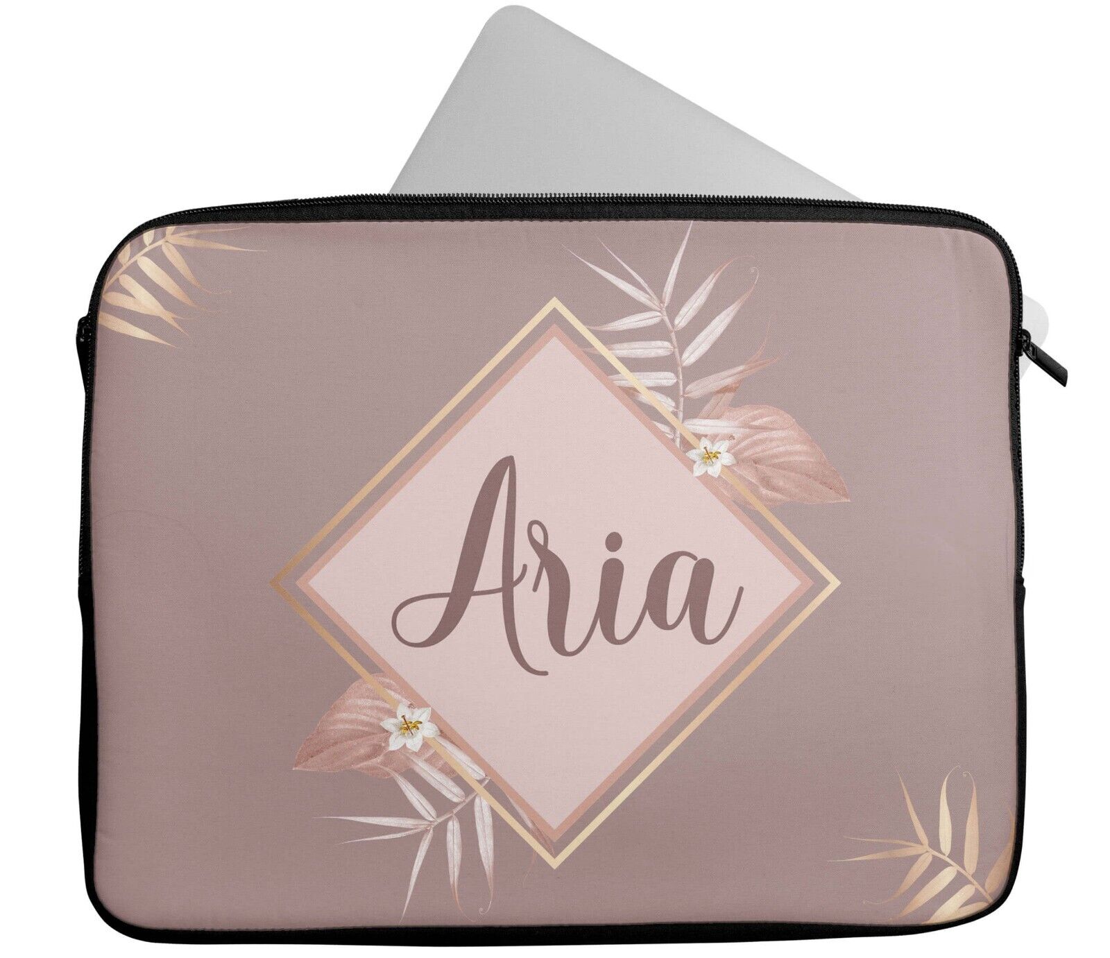 Personalised Any Name Patterned Design Laptop Case Sleeve Tablet Bag 12