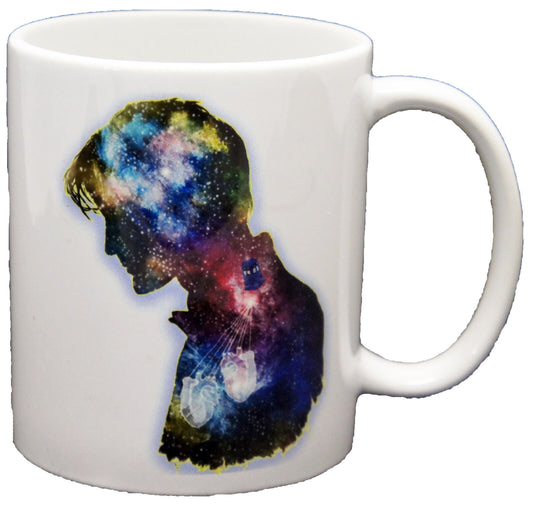 Matt Smith Doctor Who Stars Tardis Heart Novelty PRINTED MUG MUGS-GIFT, PRESENT 