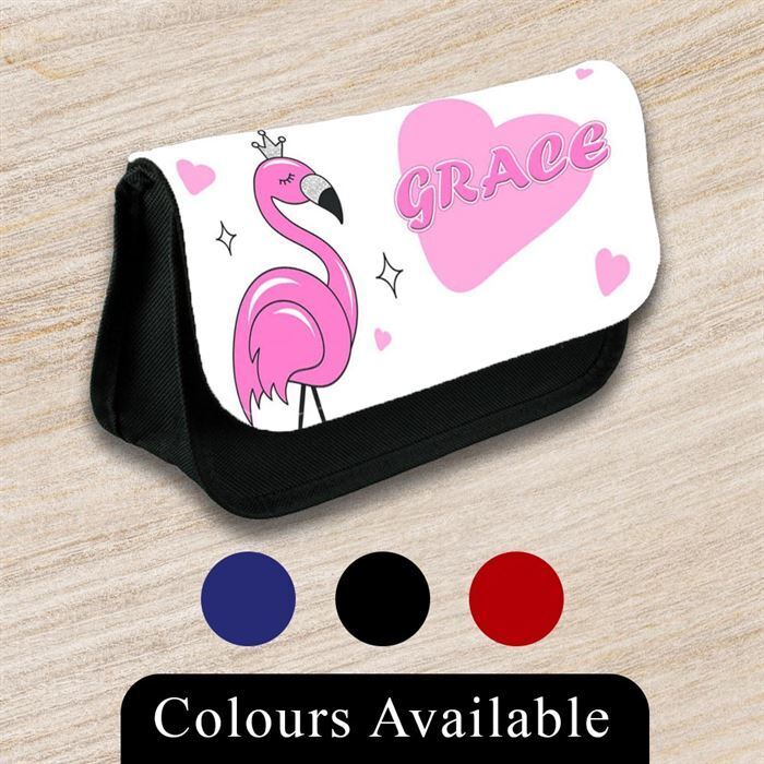 Personalised Pencil Case Generic Girls Boys Stationary Kids School Bag 40