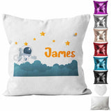 Personalised Cushion Space Sequin Cushion Pillow Printed Birthday Gift 63