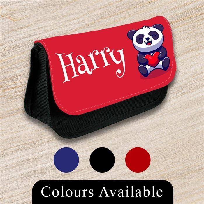 Personalised Pencil Case Generic Girls Boys Stationary Kids School Bag 31