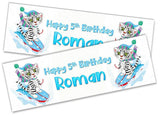 Personalised Birthday Banners Generic Design Children Kids Party Decoration 200