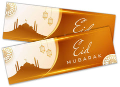 Eid Mubarak Banners Children Kids Adults Party Decoration idea 261