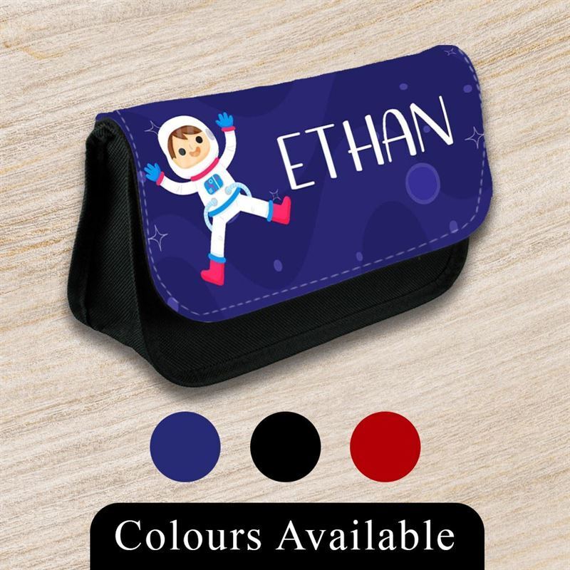 Personalised Pencil Case Generic Girls Boys Stationary Kids School Bag 32