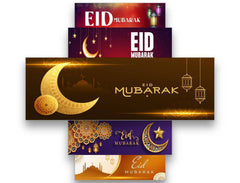 Eid Mubarak Banners Children Kids Adults Party Decoration idea 261