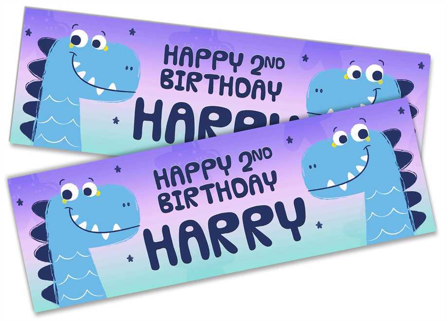 Personalised Birthday Banners Generic Design Children Kids Party Decoration 133