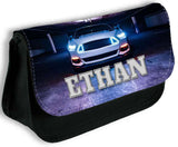 Personalised Pencil Case Cars Girls Boys Stationary Kids School Bag 2