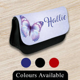 Personalised Pencil Case Butterfly Girls Boys Stationary Kids School Bag 9