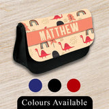 Personalised Pencil Case Generic Girls Boys Stationary Kids School Bag 54