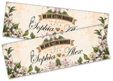 Personalised Wedding Banner Adult Party Celebration Marriage 240
