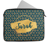 Personalised Any Name Patterned Design Laptop Case Sleeve Tablet Bag 25