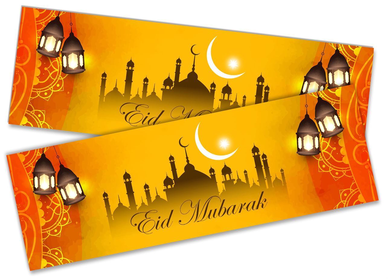 Eid Mubarak Banners Children Kids Adults Party Decoration idea 265