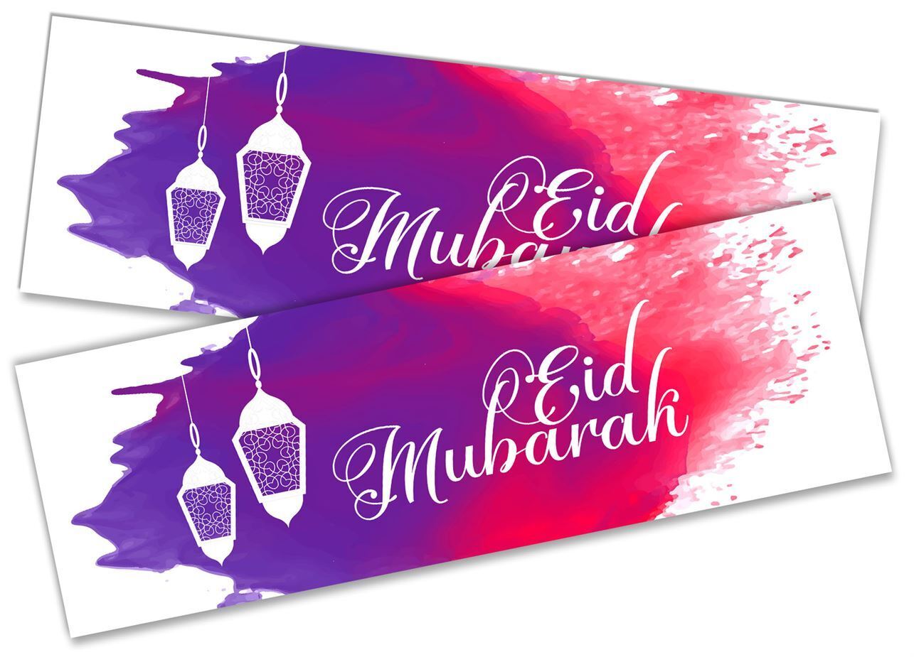 Eid Mubarak Banners Children Kids Adults Party Decoration idea 263