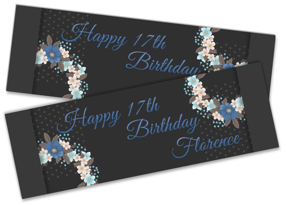 Personalised Birthday Banners Generic Design Children Kids Party Decoration 253