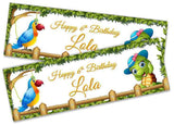 Personalised Birthday Banners Generic Design Children Kids Party Decoration 203