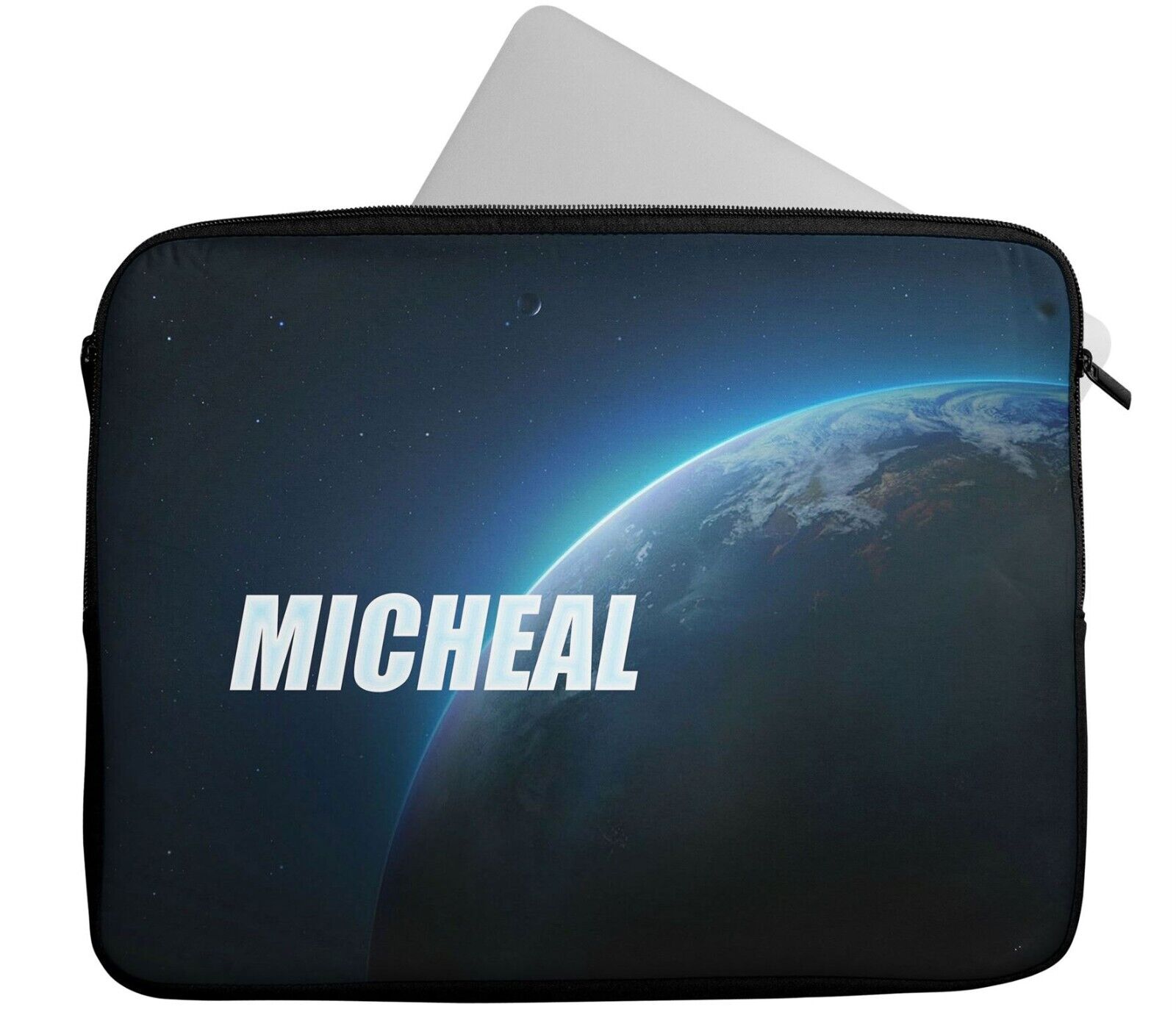 Personalised Any Name Space Design Laptop Case Sleeve Tablet Bag 49